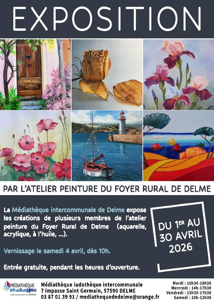 Vernissage de l'exposition du Foyer Rural 7 impasse Saint-Germain Delme 2026-04-04