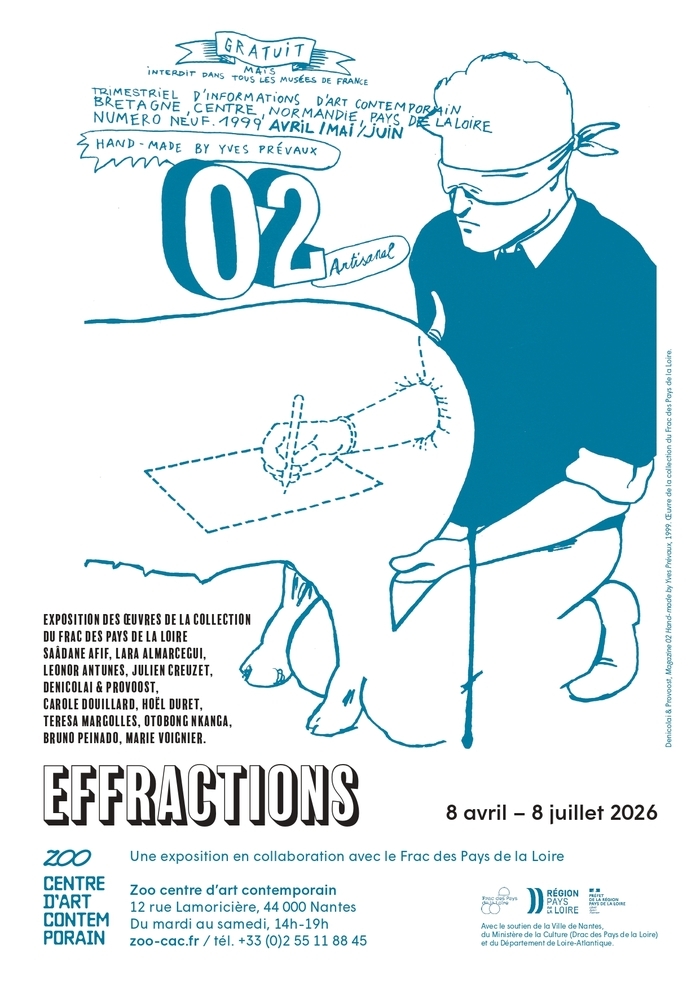 Vernissage de l'exposition effractions Zoo Galerie