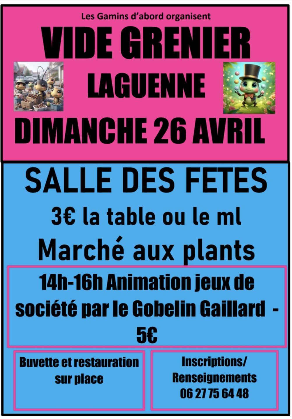 Vide grenier et Foire aux plans 9 Allée des Sports Laguenne-sur-Avalouze 2026-04-26