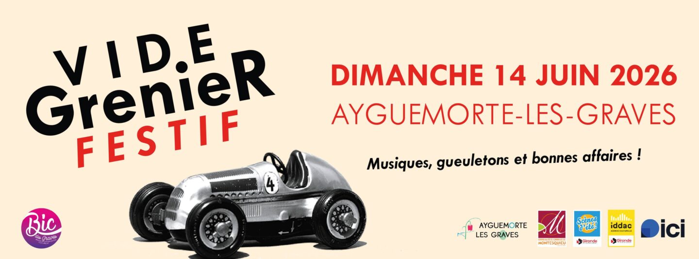 Vide grenier festif de la BIC Plaine des sports Ayguemorte-les-Graves 2026-06-14