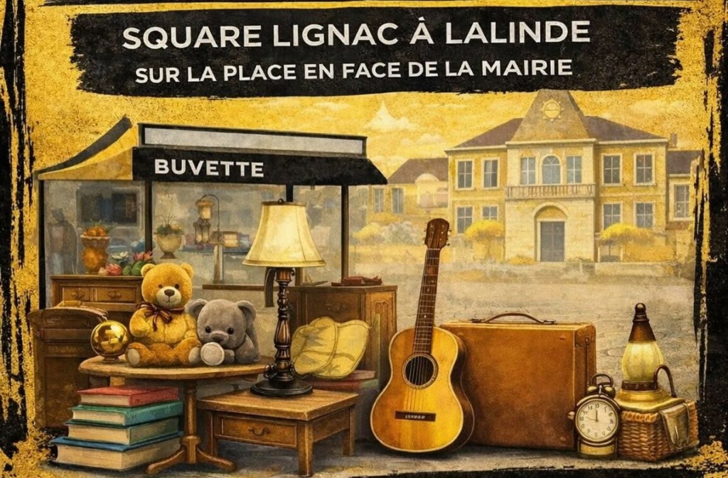 Vide grenier Square Lignac Lalinde 2026-04-19