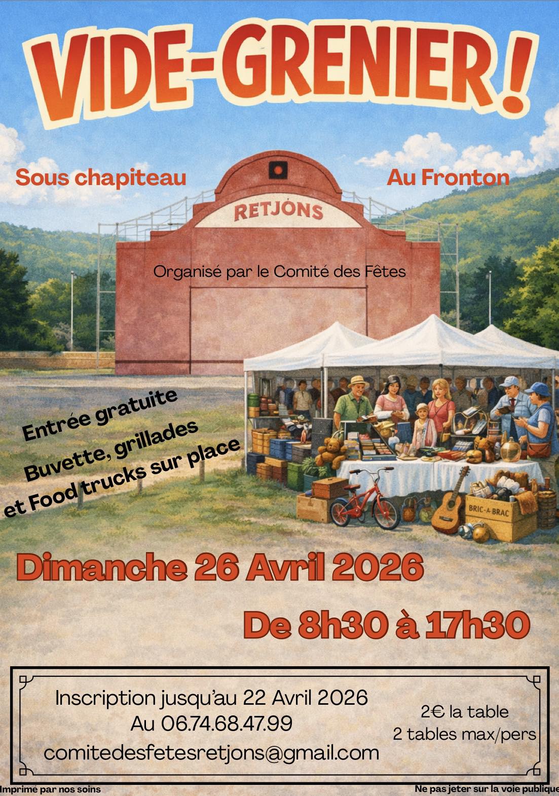 Vide grenier 91 chemin de Maître Retjons 2026-04-26