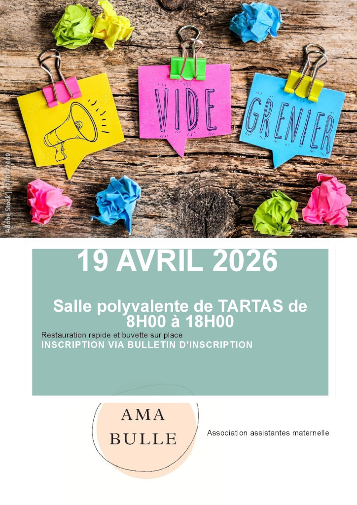 Vide Grenier 28 Cours Saint-Jacques Tartas 2026-04-19
