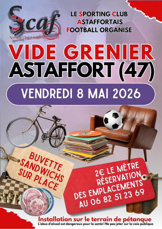 Vide-greniers Terrain de pétanque Astaffort