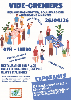 Vide-greniers caritatif du Club Agora Square Washington