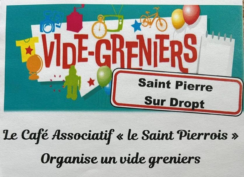 Vide greniers Place de la Mairie Saint-Pierre-sur-Dropt 2026-04-26