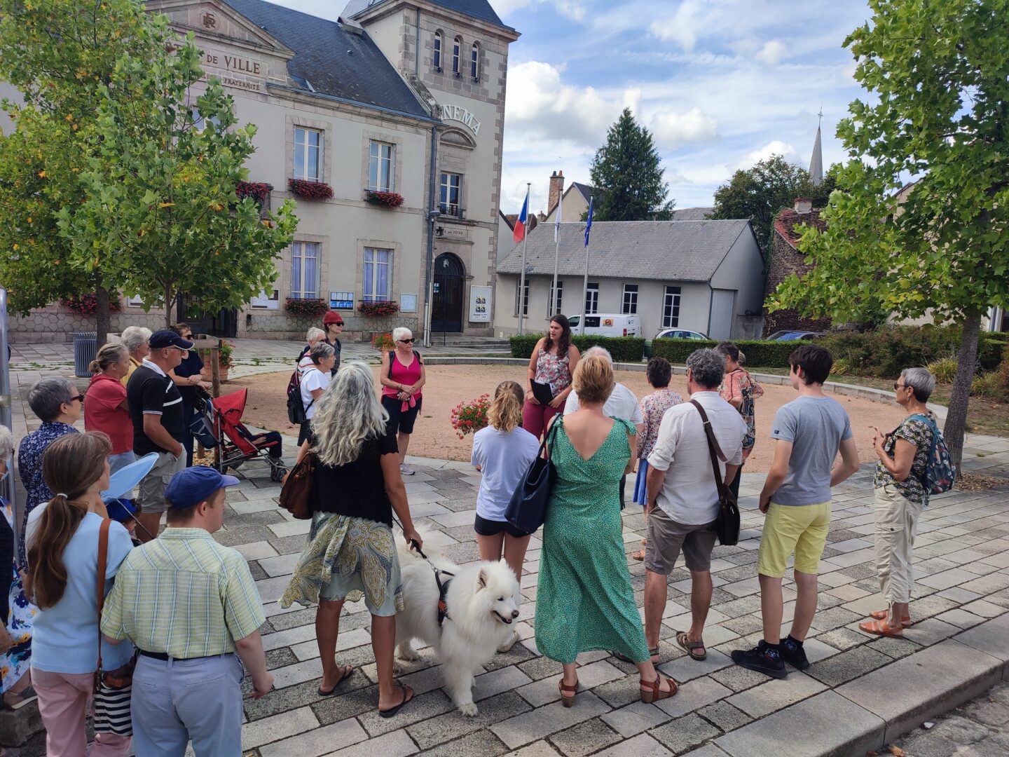 Visite commentée de Boussac place de l'Hôtel de Ville Boussac 2026-04-21