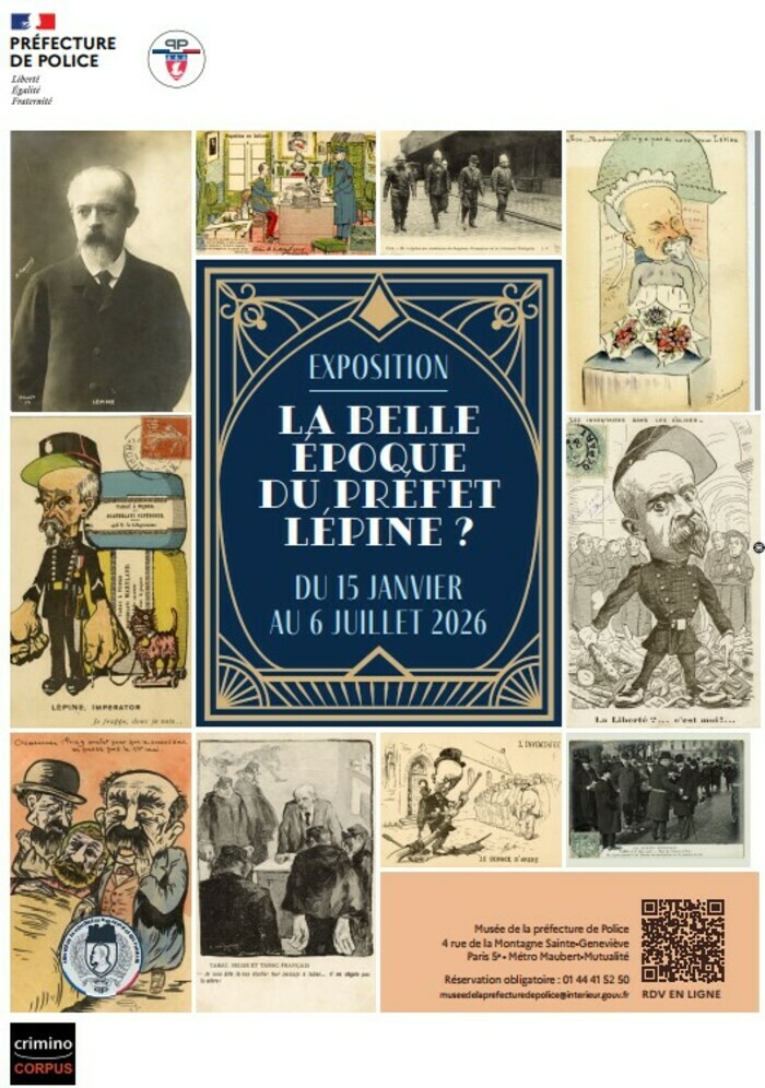 Visite commentée de l'exposition « La Belle Époque du préfet Lépine ? » Musée de la préfecture de police Paris