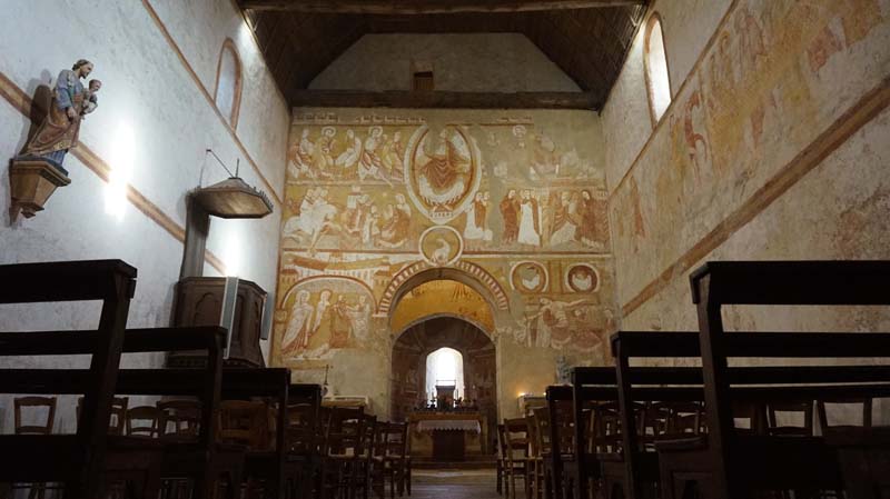 Visite commentée des fresques de Vic en anglais Eglise Nohant-Vic 2026-07-15