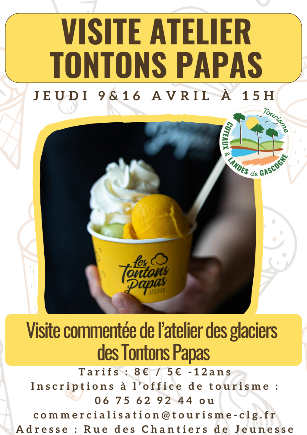 Visite de l'atelier des Tontons Papas Rue des Chantiers de Jeunesse Casteljaloux 2026-04-09