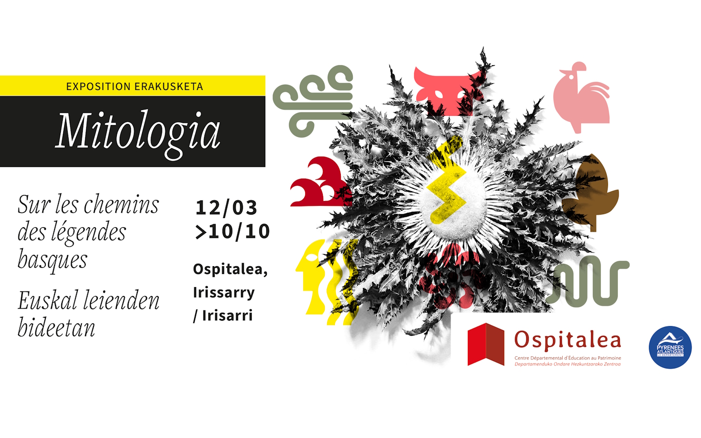 Visite et atelier famille Mythologie CDEP Ospitalea Irissarry 2026-07-22