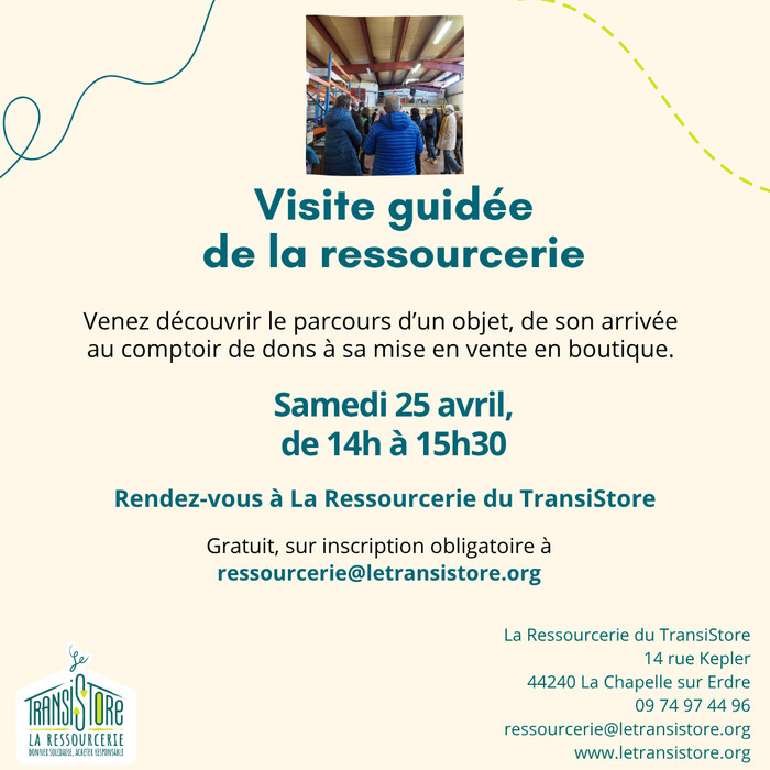 Visite guidée de la Ressourcerie du TransiStore La Ressourcerie du TransiStore