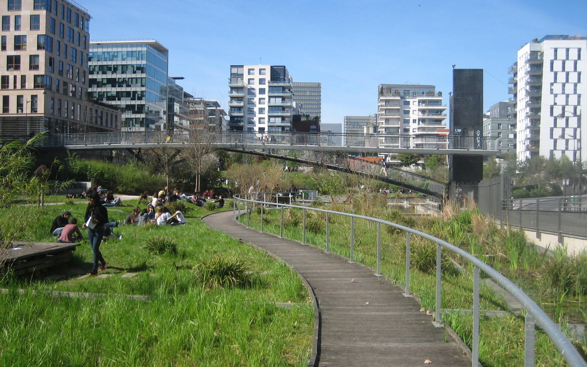 Visite Jardins contemporains du quartier des Grands Moulins jardin Abbé Pierre Grands Moulins  paris