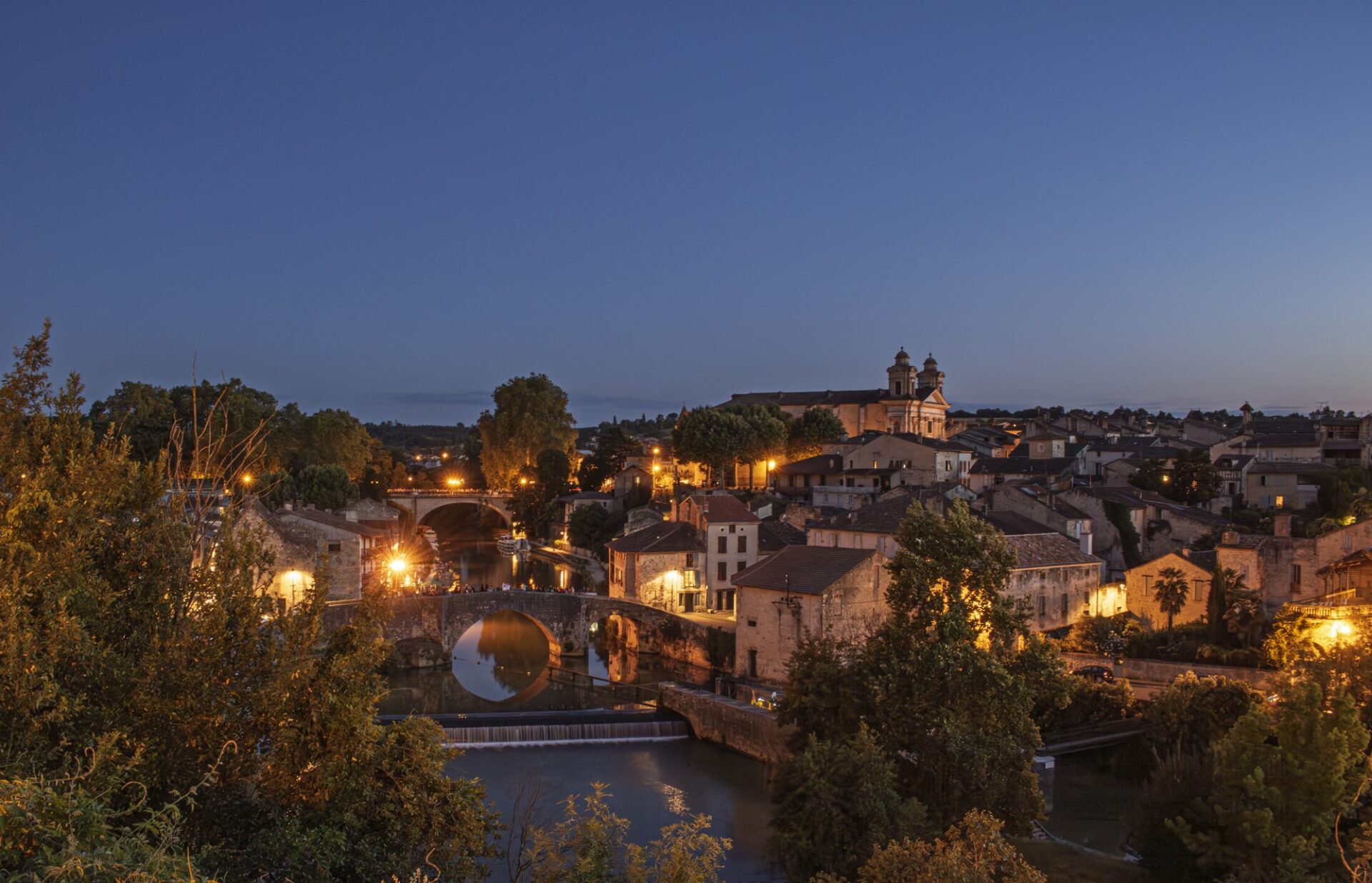 Visite nocturne de Nérac la cité royale Renaissance Rue Henri IV Nérac