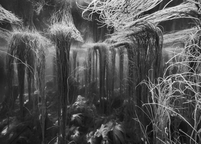 Visite sensorielle de l'exposition "Hydroscape" de Nicolas Floc'h Fondation François Schneider Wattwiller