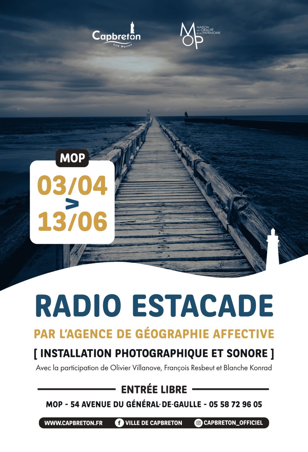 Visites guidées exposition Radio Estacade 54 Rue du Général de Gaulle Capbreton 2026-05-15