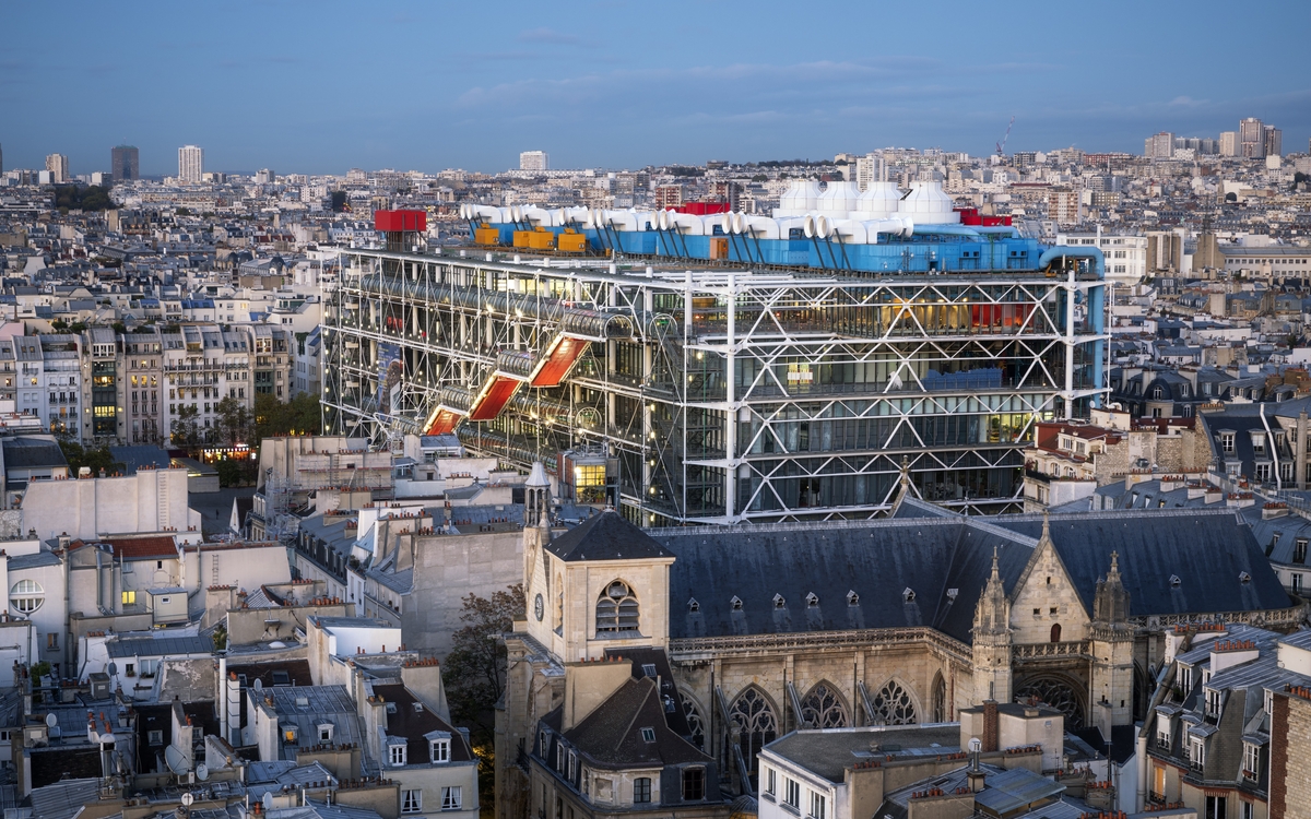 Visites urbaines : architecture contemporaine Maison Pompidou Paris