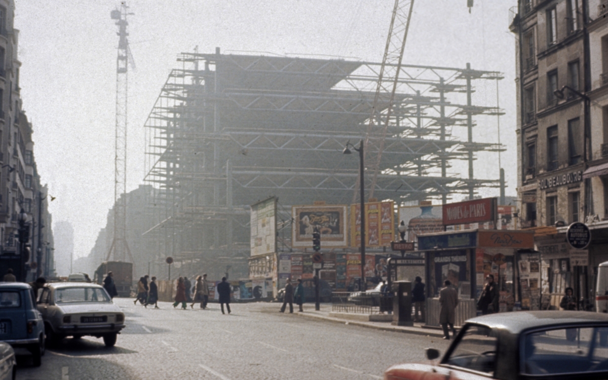Visites urbaines : histoire du plateau Beaubourg Maison Pompidou Paris