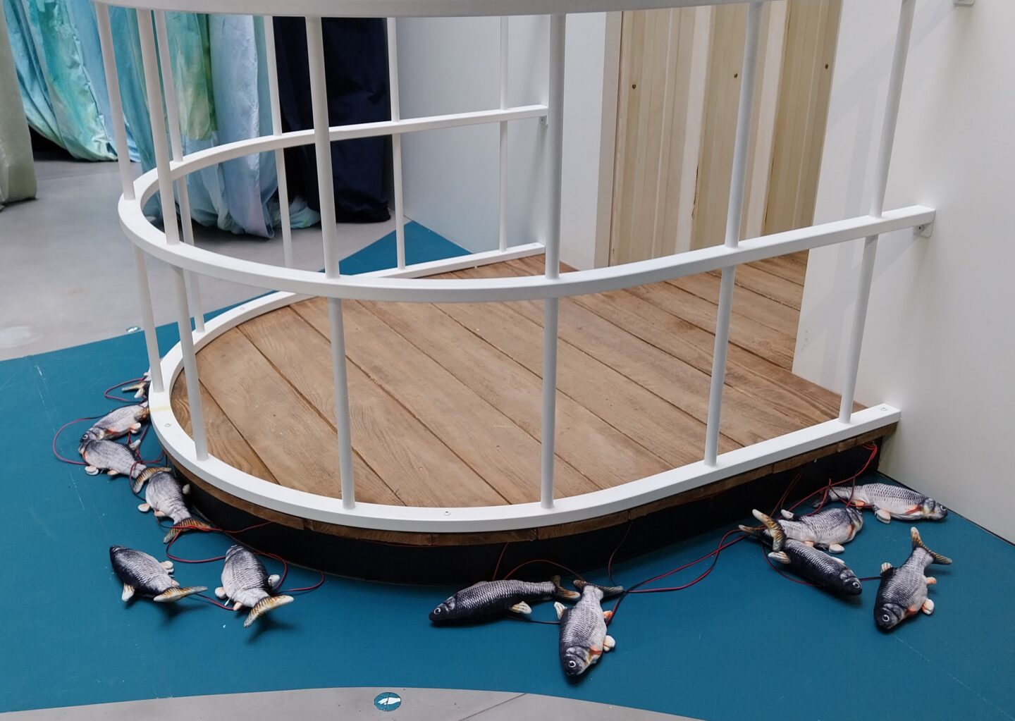 Rémi Lécussan, poissons électroniques dans l’exposition Voir la mer au MAIF Social Club