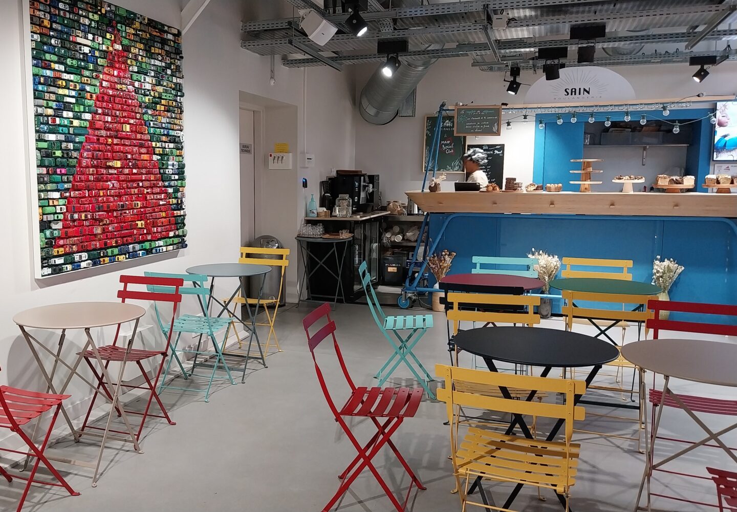 Vue de l’exposition Voir la mer au MAIF Social Club