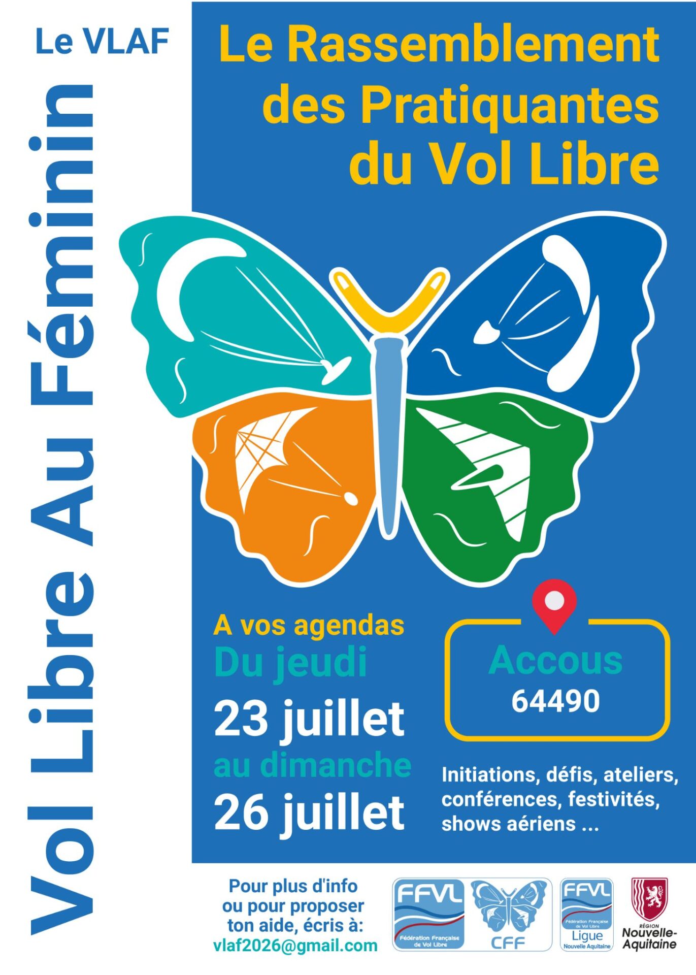 Vol libre au féminin D637 Accous