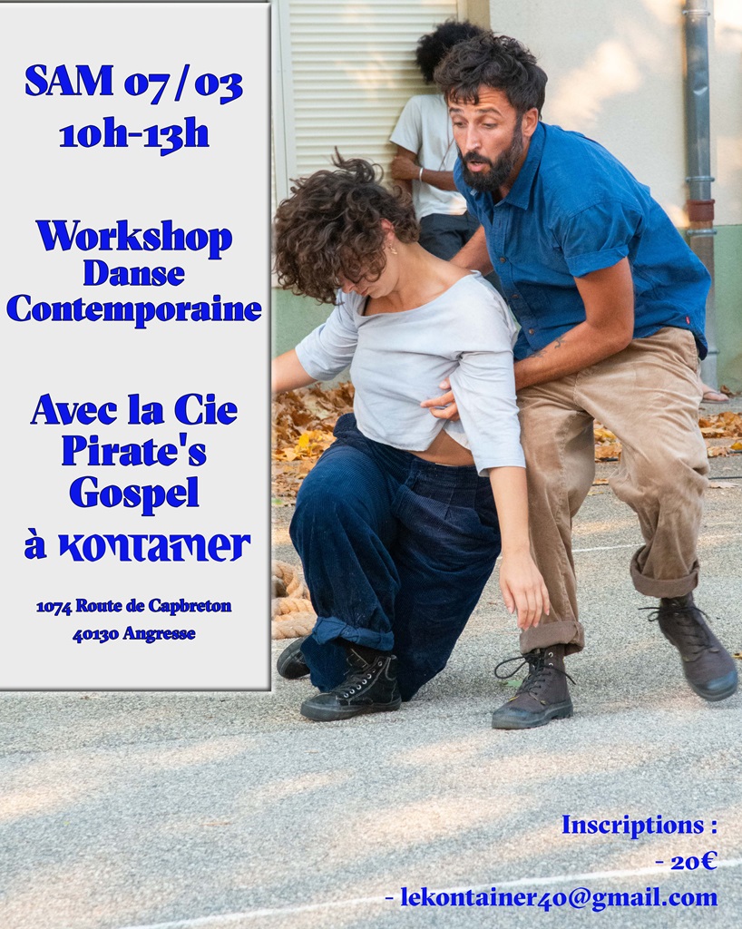 Workshop dance contemporaine avec la Cie Pirate's Gospel