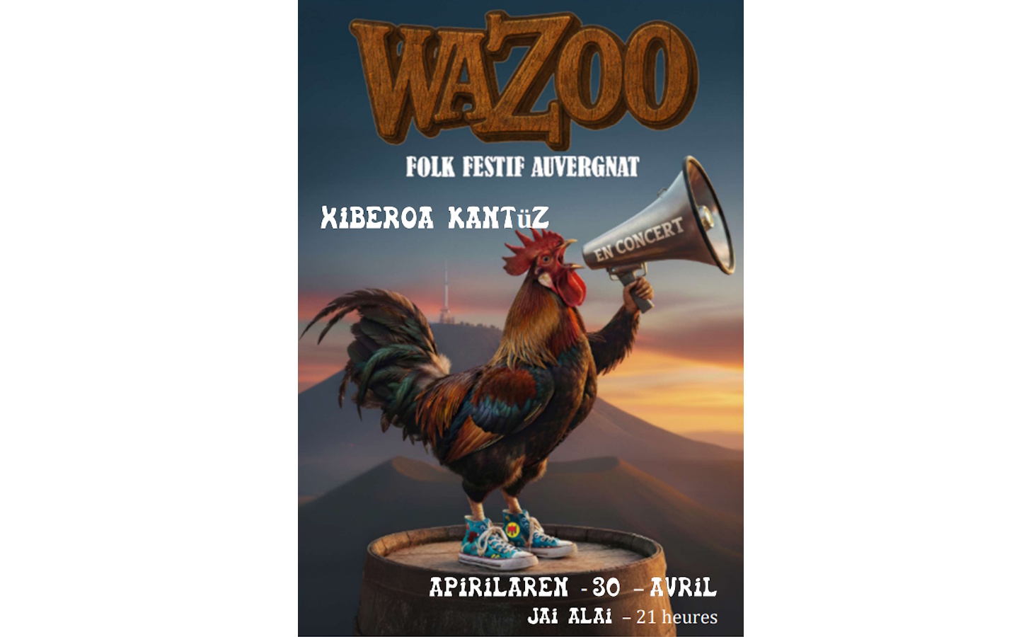 Xiberoa kantüz wazoo