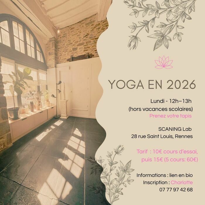 Yoga avec Charlotte Scaning lab Rennes