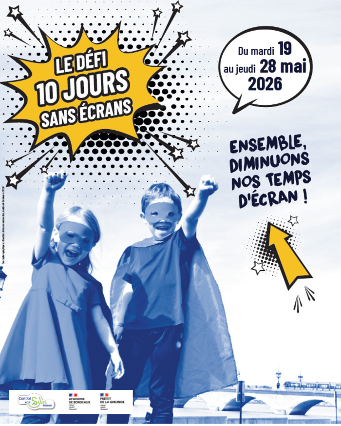10 JOURS SANS ÉCRAN AVEC LA VILLE DE BORDEAUX
Du 19 au 28 mai 2026, Maison écocitoyenne, Bordeaux