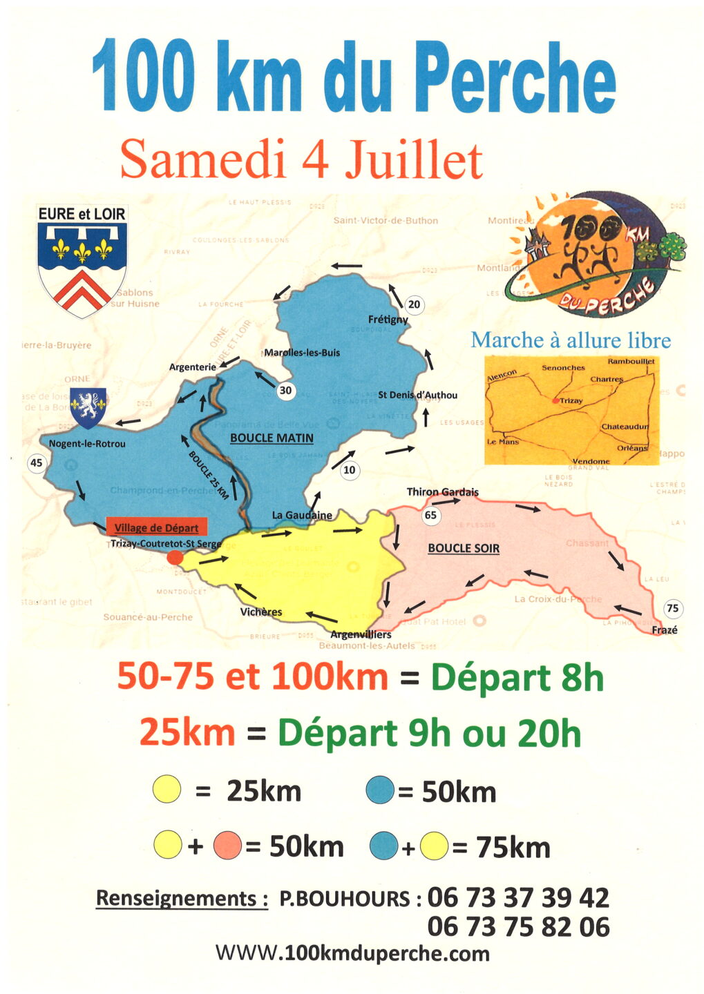 100 km du Perche (édition 2026)  Trizay-Coutretot-Saint-Serge