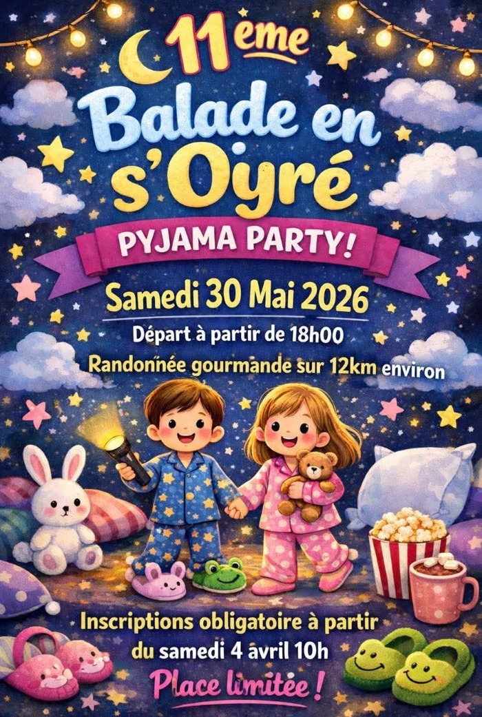 11ème Balade en s&rsquo;Oyré Oyré Oyré