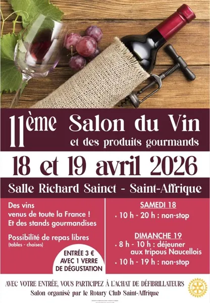 11ème Salon du Vin et des produits gourmands  Saint-Affrique