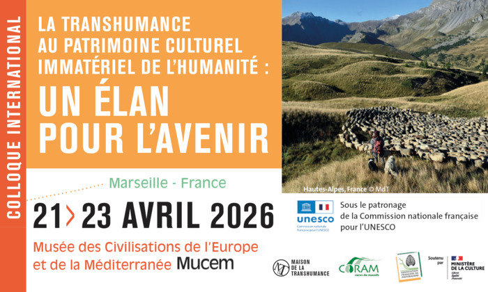 13 – Colloque international sur la transhumance, Mucem, 1 Esplanade du J4, 13002 Marseille (13), Marseille
