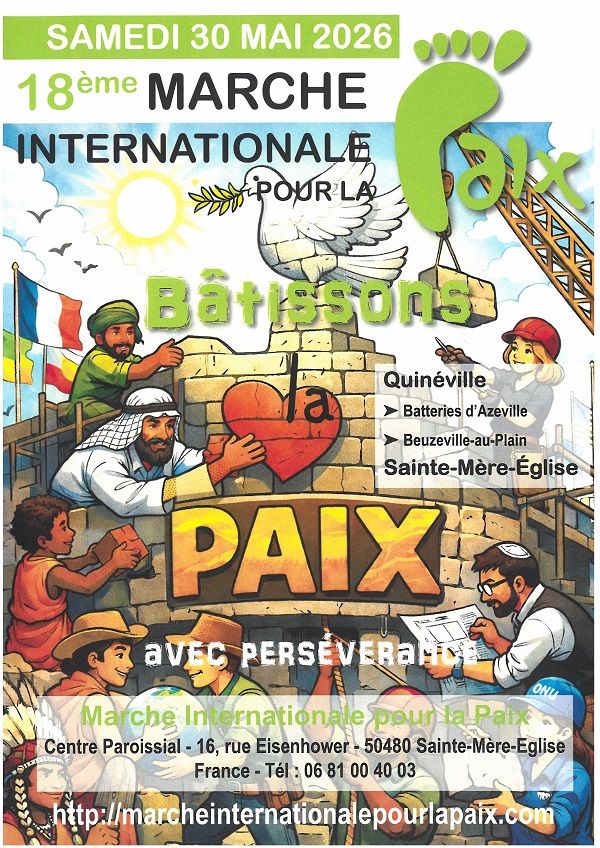 18e marche internationale pour la Paix Centre paroissial Sainte-Mère-Église 2026-05-30