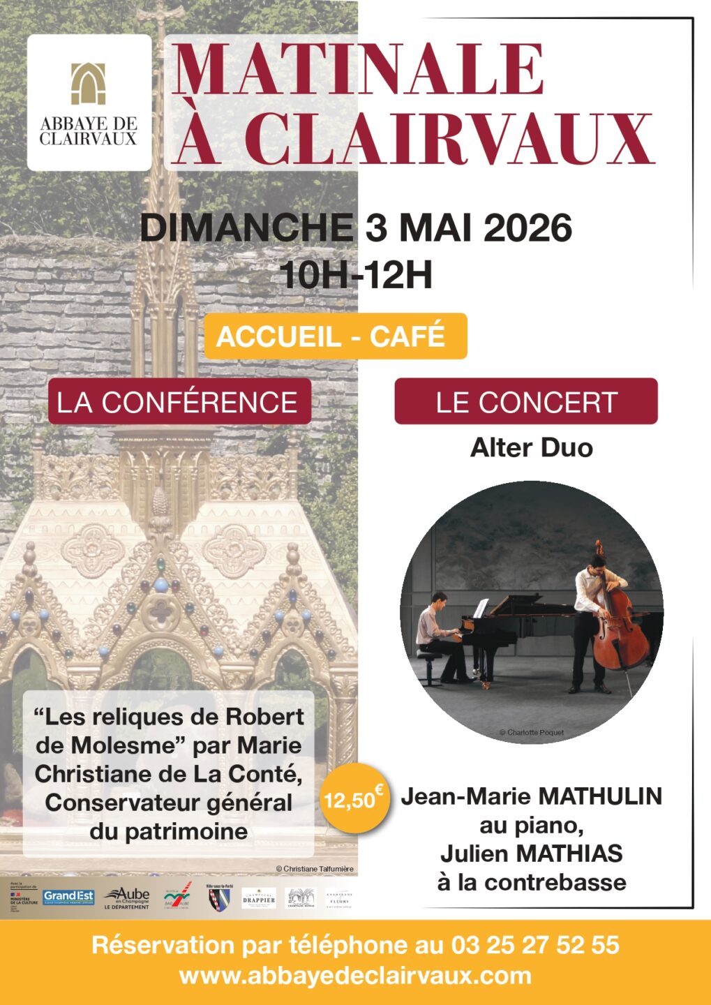 1ère matinale de l&rsquo;Abbaye de Clairvaux  Ville-sous-la-Ferté