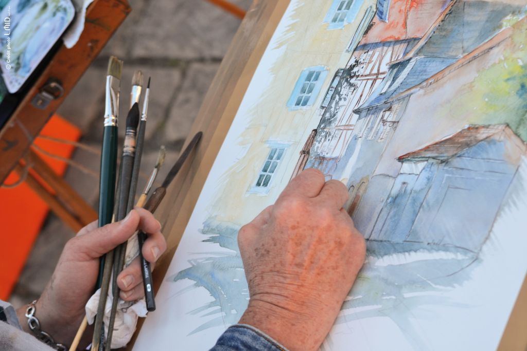 21ème Salon International de l&rsquo;Aquarelle Atelier adulte d&rsquo;initiation à l&rsquo;aquarelle Salle Attane Saint-Yrieix-la-Perche