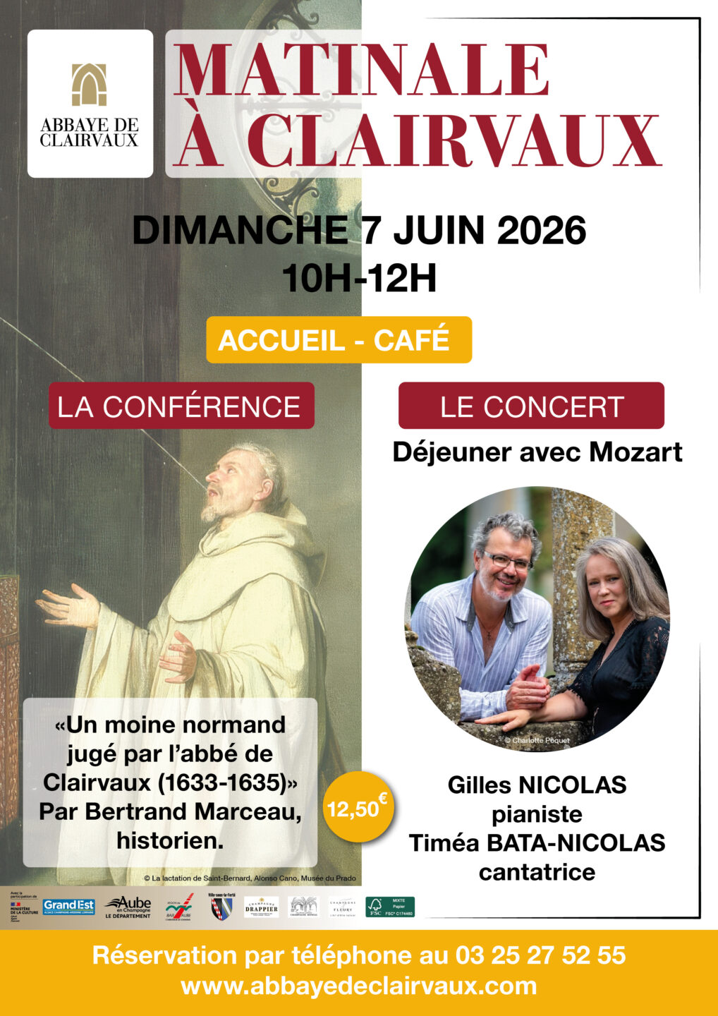 2ème matinale de l&rsquo;Abbaye de Clairvaux  Ville-sous-la-Ferté