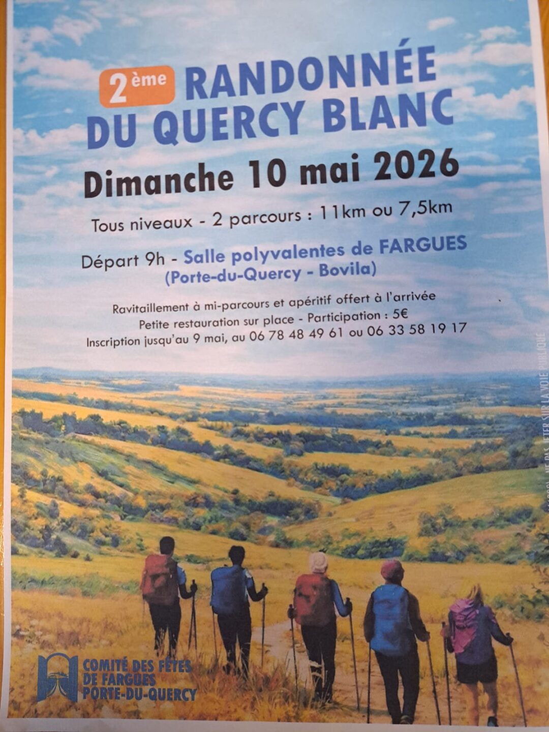 2ème randonnée du Quercy Blanc  Porte-du-Quercy