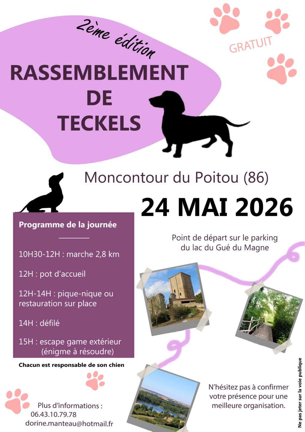 2ème Rassemblement Teckels  Moncontour 2026-05-24