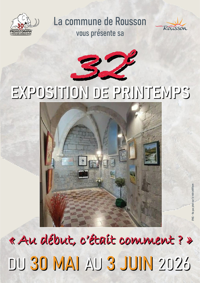 32e Exposition de Printemps à Rousson, Chapelle Saint-Martin, Rousson