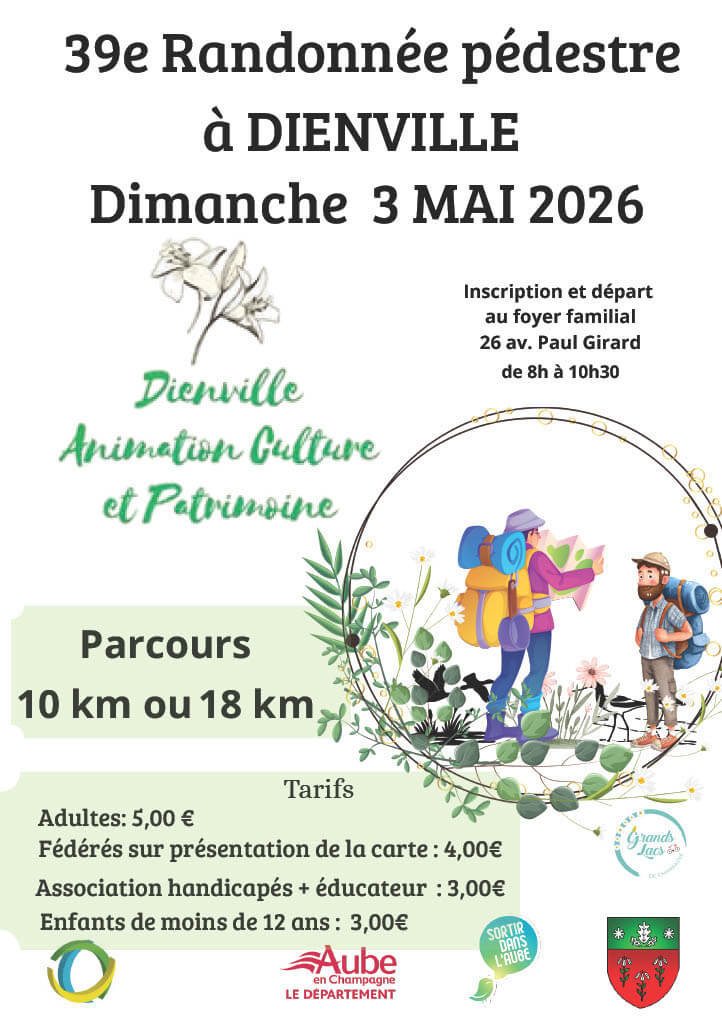 39e Randonnée pédestre  Dienville