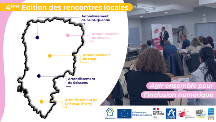 4ème Rencontre locale des acteurs de l’inclusion numérique dans l’Aisne (Arrondissement de Laon), Avenue du Maréchal Foch, 02000 LAON, Laon