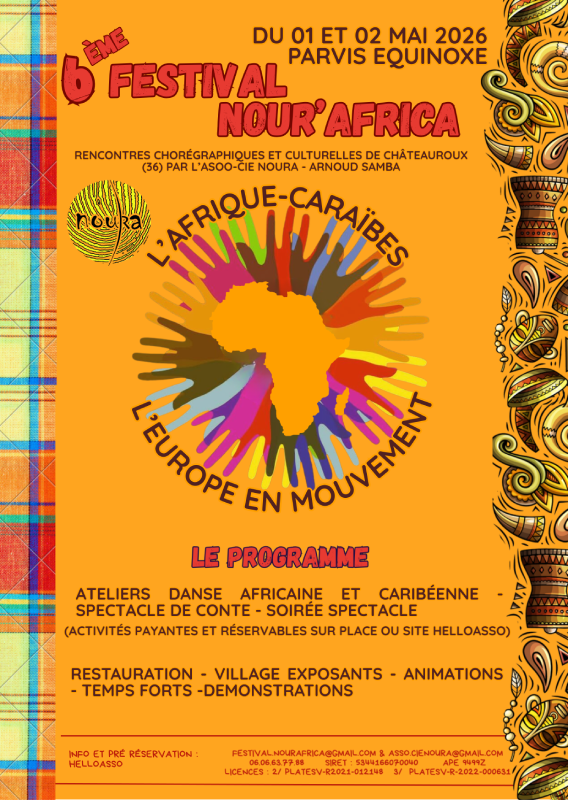 6ème Festival Nour&rsquo;Africa  Châteauroux