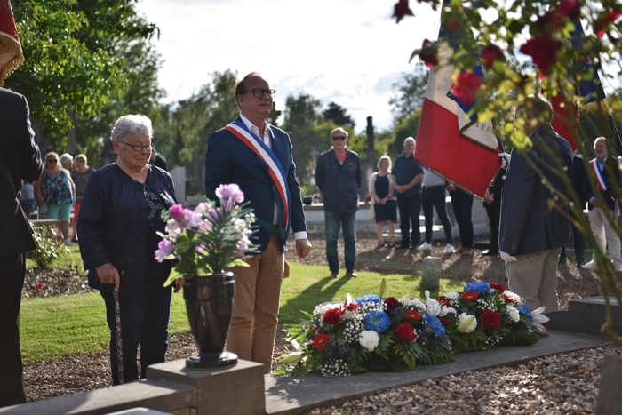 82ème  anniversaire de la Libération de Carvin, Cimetière de Carvin, Carvin