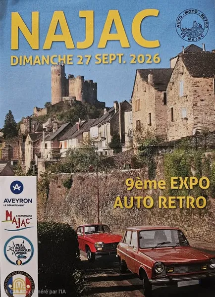 9ème Expo Auto Retro  Najac 2026-09-27
