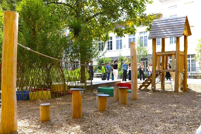 A la découverte des cours buissonnières Place du XI Novembre Bordeaux