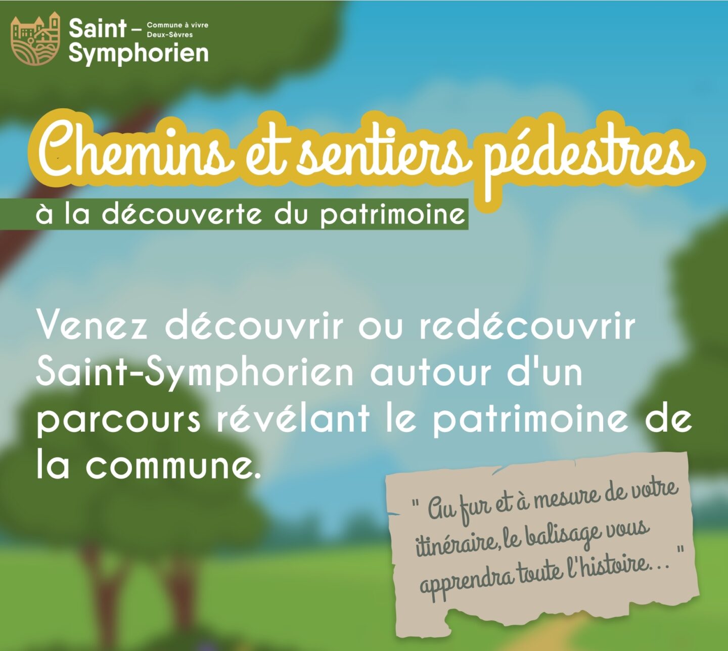 À la découverte du patrimoine local de Saint-Symphorien Saint-Symphorien Deux-Sèvres