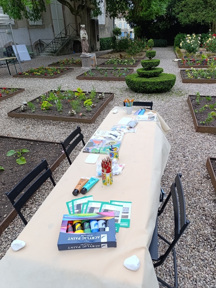 A vos crayons pour une visite dessinée au jardin de l&rsquo;abbé !, Jardin de l&rsquo;abbé, Lunéville