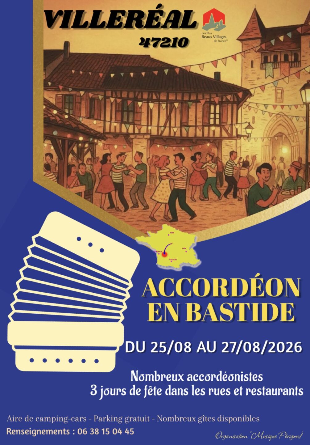 Accordéon en Bastide Villeréal 2026-08-25