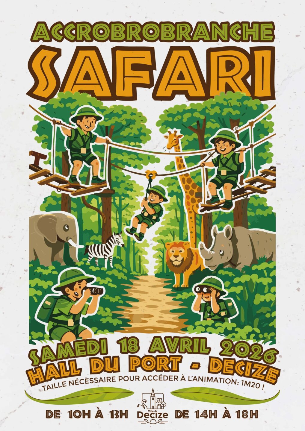 Accrobranche Safari Halle du Port de la Jonction Decize